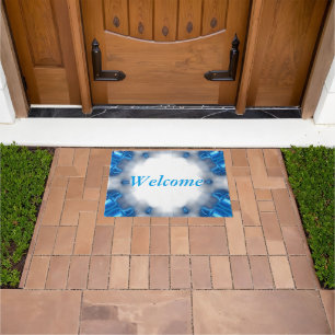 Blue Diamonds Doormat