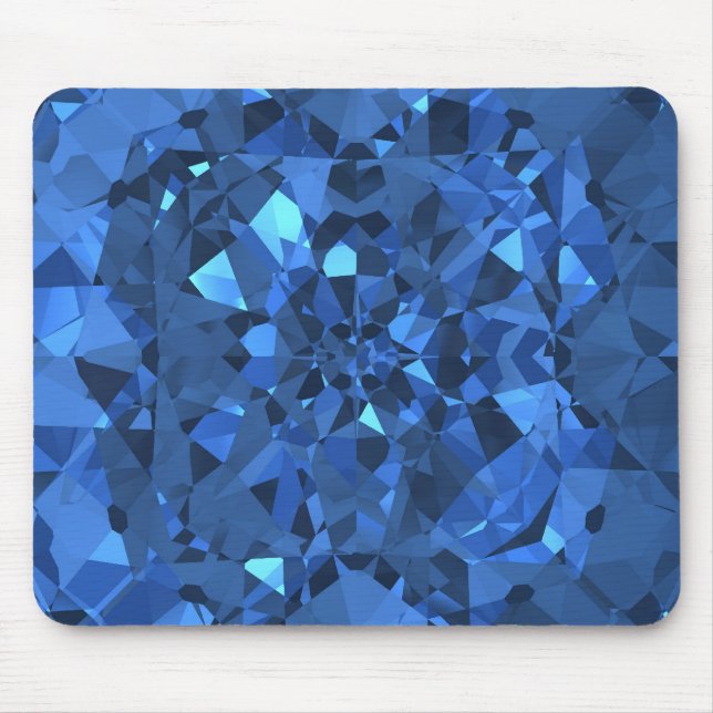 Blue Diamonds Mouse Pad (Front)