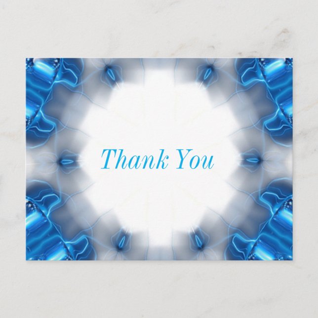 Blue Diamonds Postcard (Front)