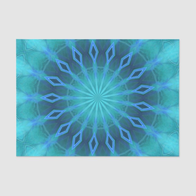 Blue Diamonds Tissue Paper (Front)