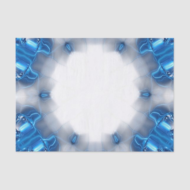 Blue Diamonds Tissue Paper (Front)