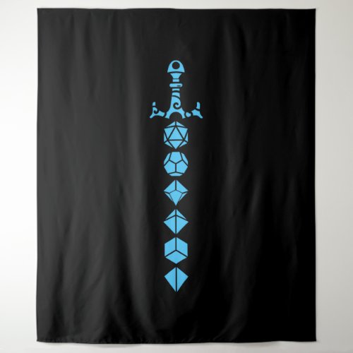 Blue Dice Sword of the Paladin Tapestry