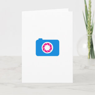 Blue digital camera card