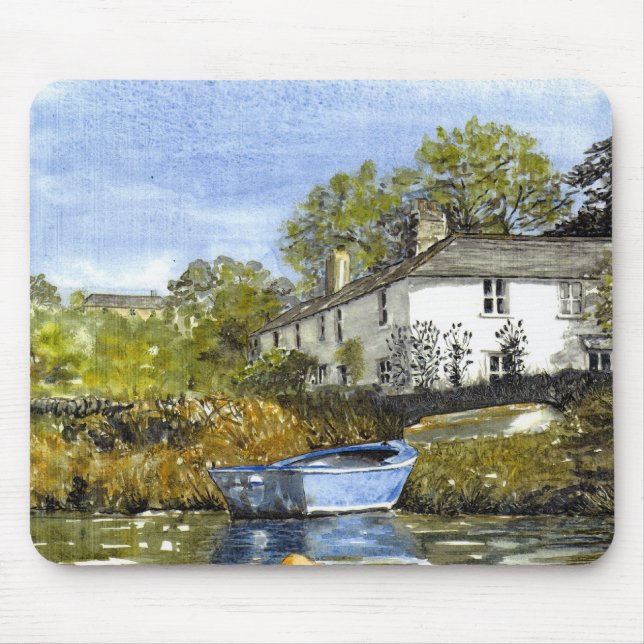 'Blue Dinghy' Mousepad (Front)