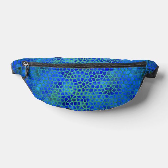 Blue Dinosaur Hide Fanny Pack (Lay Down)