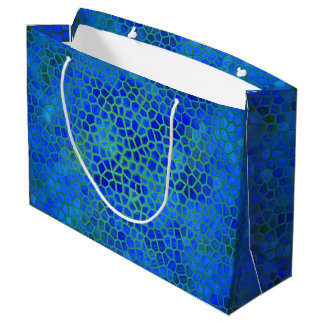 Blue Dinosaur Hide Gift Bag