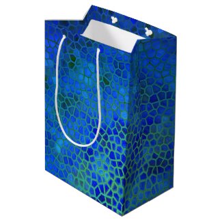 Blue Dinosaur Hide Gift Bag