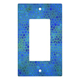 Blue Dinosaur Hide Light Switch Cover