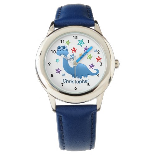 Blue Dinosaur Kid Watch