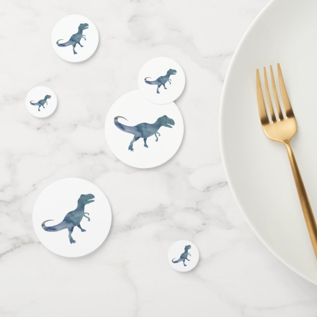 Blue Dinosaur Party Confetti (Group)