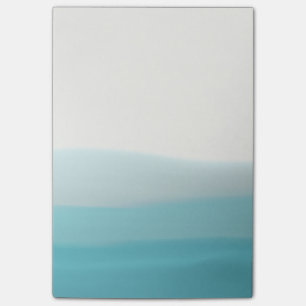 Blue Dip Dye Post it Notes