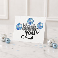 Blue Disco Ball Retro Disco Baby Shower