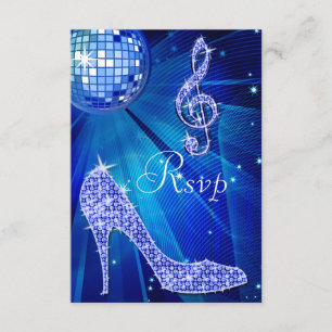 Blue Disco Ball Sparkle Heels RSVP