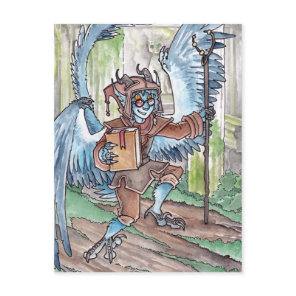Blue Djinni Postcard
