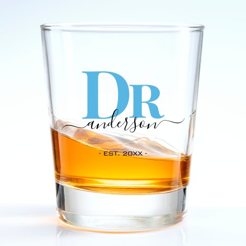 Blue Doctor Medical Professional Shot Glass