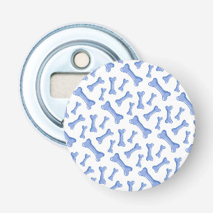 Blue Dog Bones Delicate Cute Puppies Animal Lover Bottle Opener