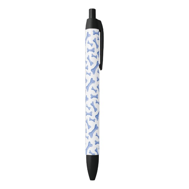 Blue Dog Bones Delicate Cute Puppies Animal Lover Pen (Bottom (Vertical))