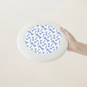 Blue Dog Bones Delicate Cute Puppies Animal Lover Wham-O Frisbee