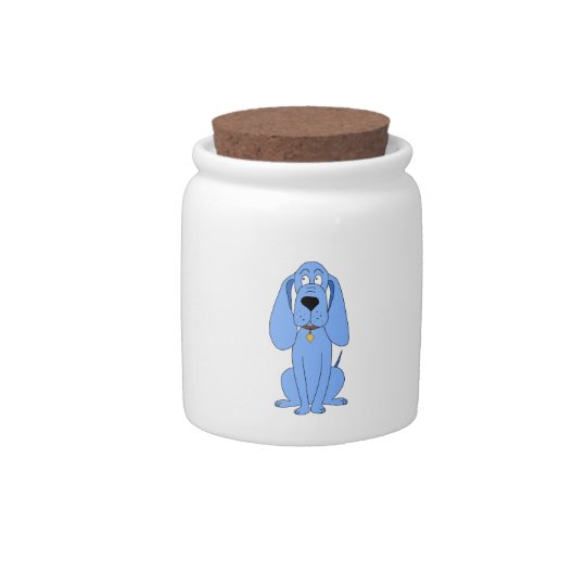 Blue Dog. Hound. Candy Jar