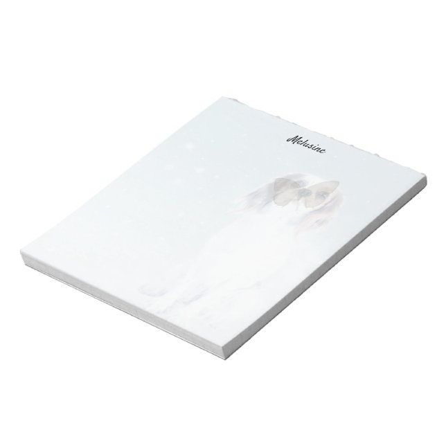 Blue Dog Notepad (Rotated)