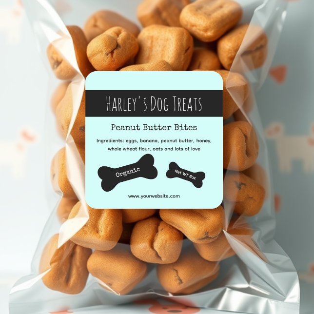 Blue | Dog Treat Business Labels (Creator Uploaded)