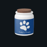 Blue | Dog Treat Jars<br><div class="desc">Other Colors.</div>