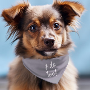 Blue Dog Wedding Bandana