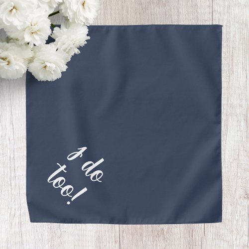 Blue Dog Wedding Bandana