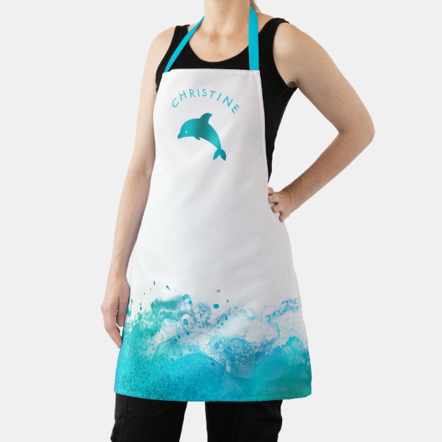 blue dolphin and water apron (Insitu)