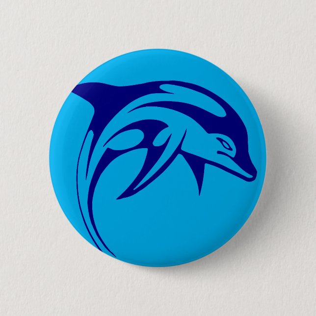 Blue dolphin button (Front)