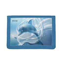 Blue Dolphin custom monogram wallets
