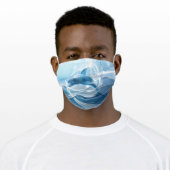 Blue Dolphin face mask (Worn)
