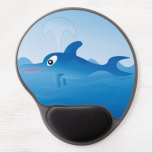 Blue Dolphin Gel Mouse Pad
