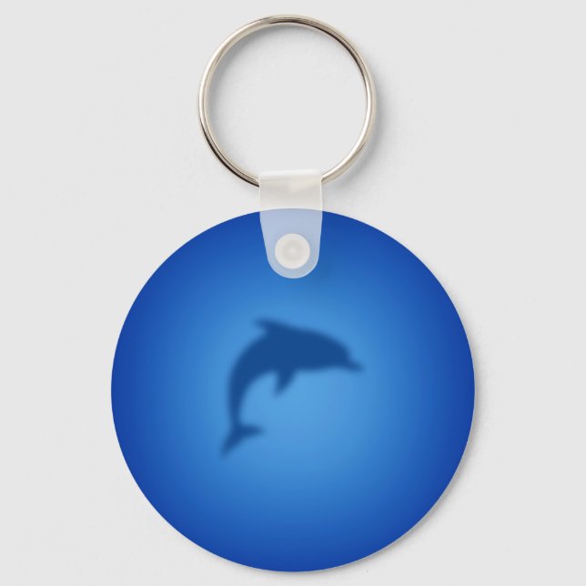 Blue dolphin keychain (Front)