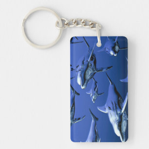 Blue Dolphin Keychain
