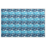 Blue Dolphin Pattern Classic Trending Modern Cute Fabric