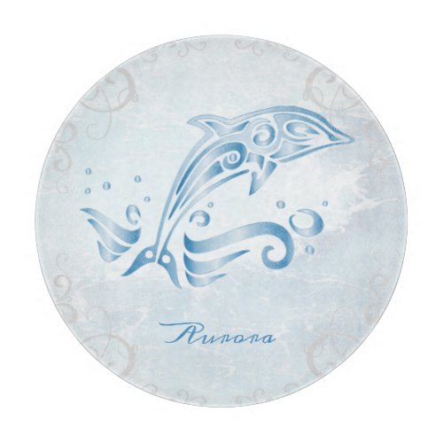 Blue Dolphin Personalized Cutting Board