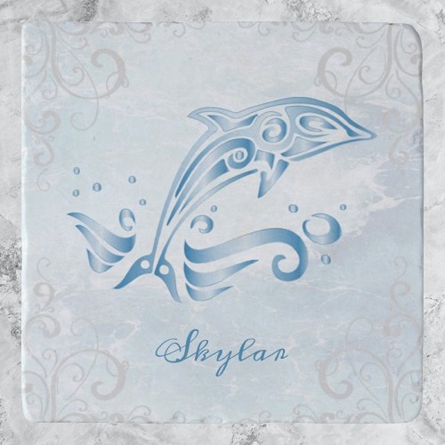 Blue Dolphin Personalized Trivet (Blue Dolphin Personalized Trivet)