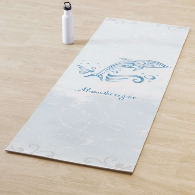 Blue Dolphin Personalized Yoga Mat (In Situ)