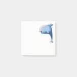 Blue dolphin post-it notes
