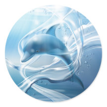 Blue Dolphin stickers