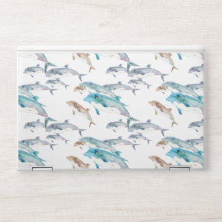 Blue Dolphins HP Laptop Skin