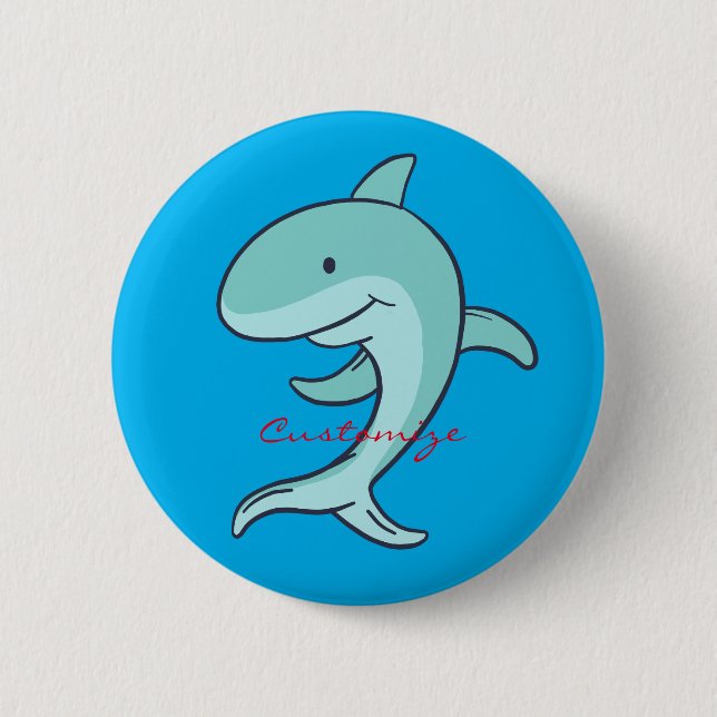Blue Dolphins Leaping Thunder_Cove Button (Front)
