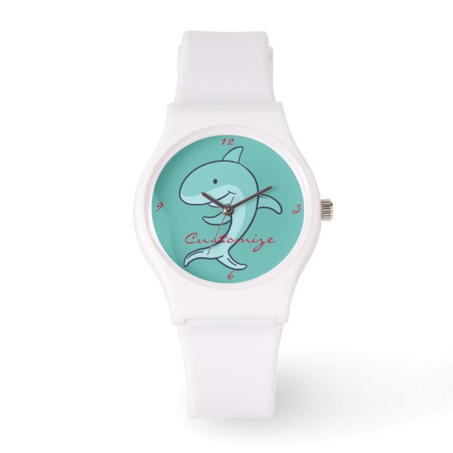 Blue Dolphins Leaping Thunder_Cove Watch (Front)