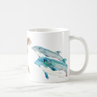 Blue Dolphins on Mug