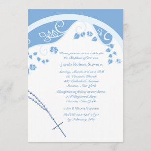 Blue Dome Religious Invitation