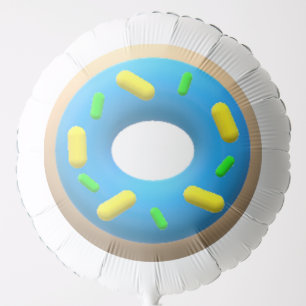 Blue Donut Balloon