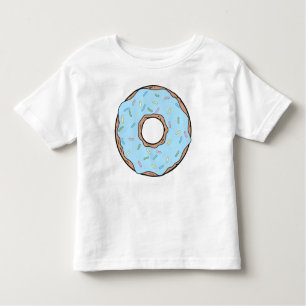 Blue Donut, Doughnut, Icing, Sprinkles, Frosting Toddler T-shirt
