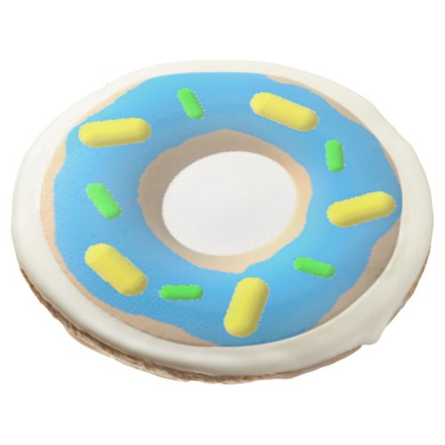 Blue Donut Sugar Cookie