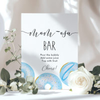 Blue donuts Momosa bar